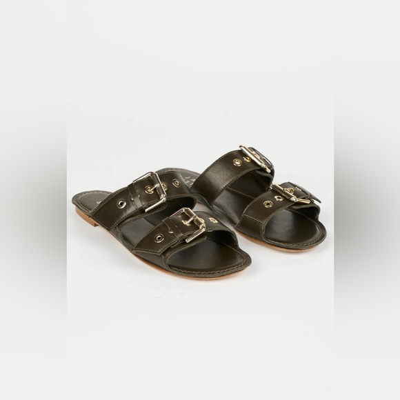 Jamie Haller double Buckle Sandals - Picture 1 of 4